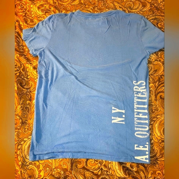 American Eagle Outfitters Big Eagle T-shirt Blue - Picture 2 of 4